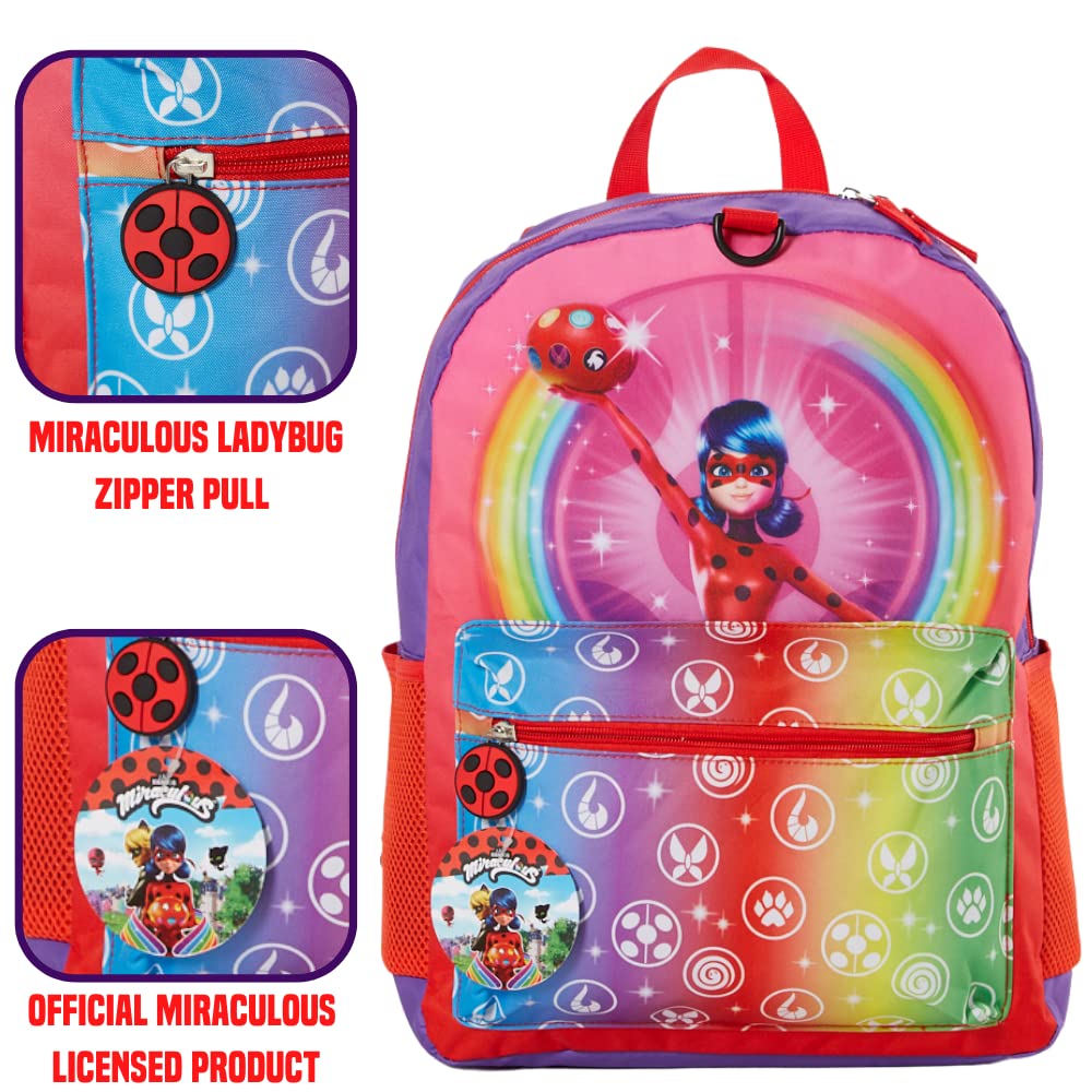 Amazon.com: Miraculous Ladybug Backpack Set with Lunch Bag